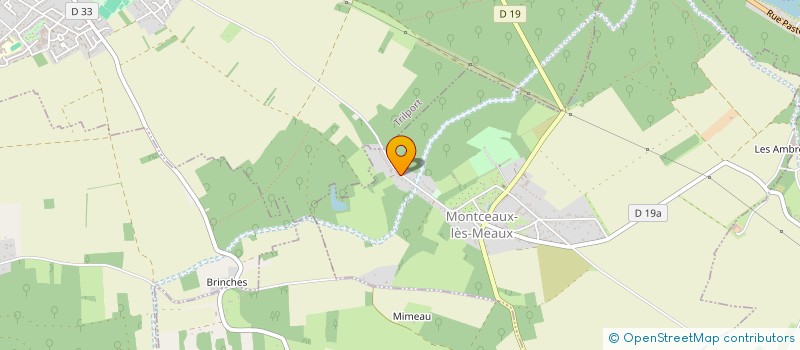 localisation de l'entreprise GROUPEMENT FORESTIER DE CONTY  MONTCEAUX-LES-MEAUX