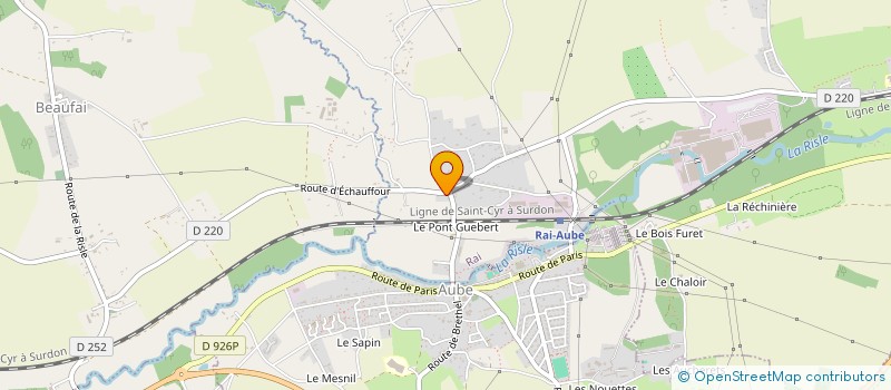 localisation de l'entreprise GROUPEMENT FORESTIER DE CORRU à RAI