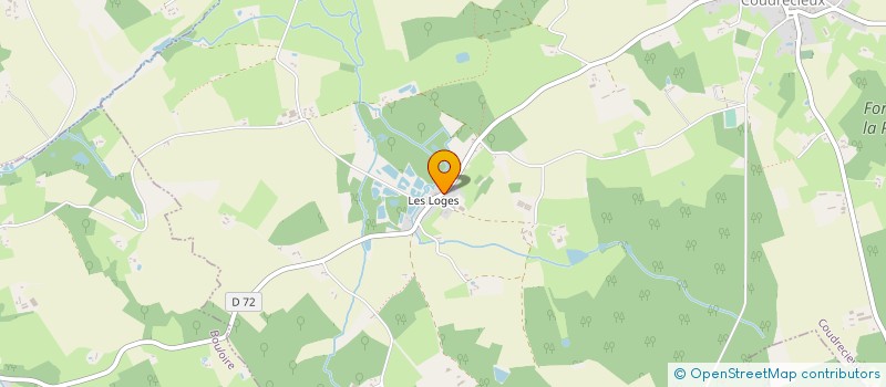 localisation de l'entreprise GROUPEMENT FORESTIER DE COUDRECIEUX à COUDRECIEUX