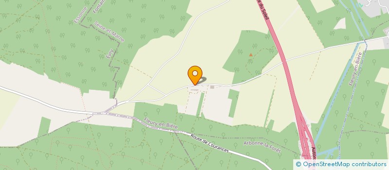 localisation de l'entreprise GROUPEMENT FORESTIER DE COURANCES à FLEURY-EN-BIERE