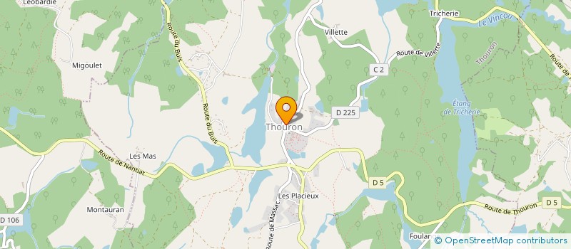 localisation de l'entreprise GROUPEMENT FORESTIER DE CRUMAUD à SAINT-PARDOUX-LE-LAC
