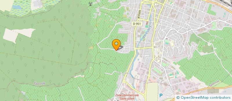 localisation de l'entreprise GROUPEMENT FORESTIER DE FESTIGNY  EPERNAY