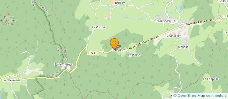 localisation de l'entreprise GROUPEMENT FORESTIER DE FOEDORE  CHAUSSETERRE