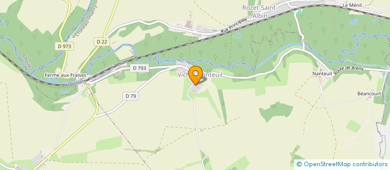 localisation de l'entreprise GROUPEMENT FORESTIER DE FONTENAILLES  VICHEL-NANTEUIL