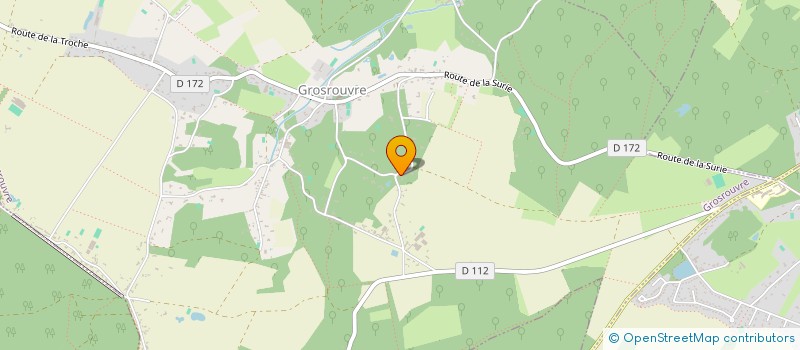 localisation de l'entreprise GROUPEMENT FORESTIER DE FORET DE DOMINIQUE  GROSROUVRE