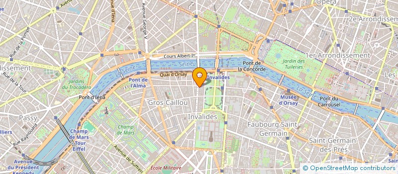 localisation de l'entreprise GROUPEMENT FORESTIER DE FORGY à PARIS
