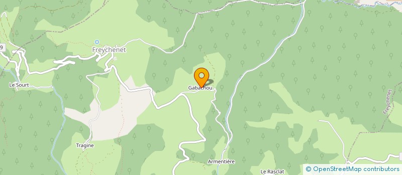 localisation de l'entreprise GROUPEMENT FORESTIER DE GABACHOU à FREYCHENET