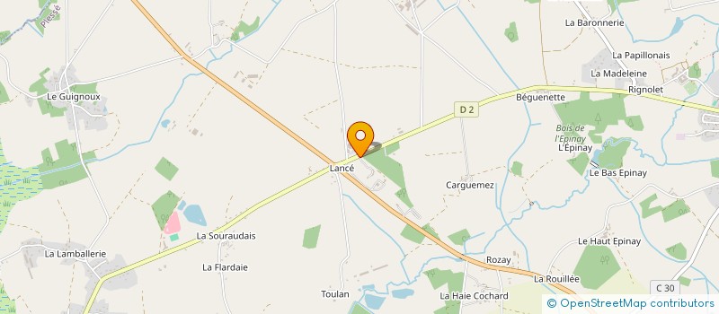 localisation de l'entreprise GROUPEMENT FORESTIER DE GAVRAIN  PLESSE