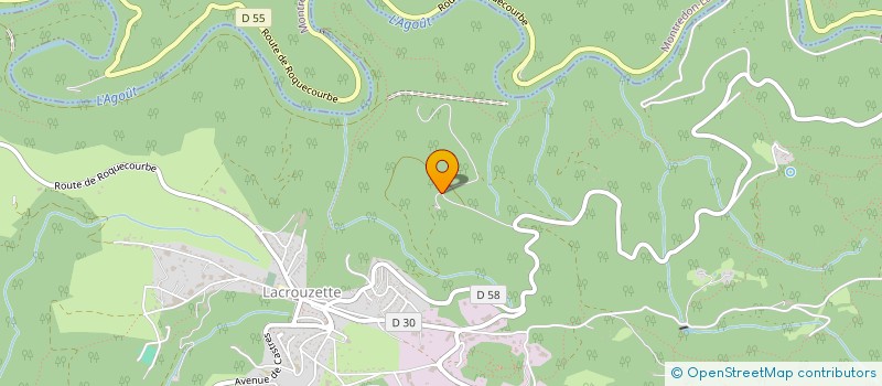 localisation de l'entreprise GROUPEMENT FORESTIER DE GIGONS  LACROUZETTE