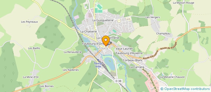 localisation de l'entreprise GROUPEMENT FORESTIER DE GOURAUX à TOUCY