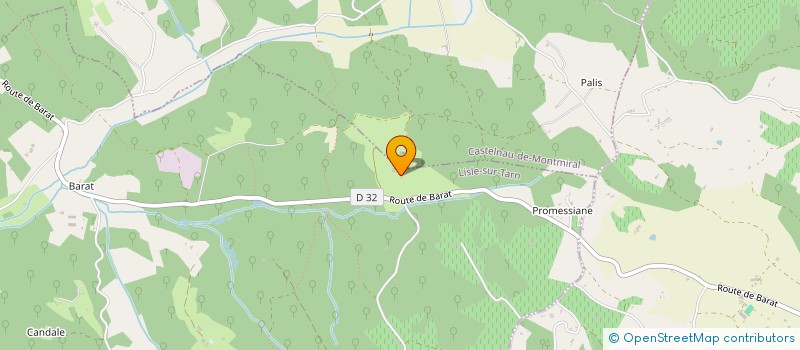 localisation de l'entreprise GROUPEMENT FORESTIER DE GRADILLE à LISLE-SUR-TARN