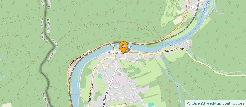 localisation de l'entreprise GROUPEMENT FORESTIER DE GRANDCHAMPS  HAYBES