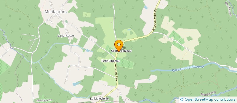 localisation de l'entreprise GROUPEMENT FORESTIER DE GUICHEGU  MONFAUCON