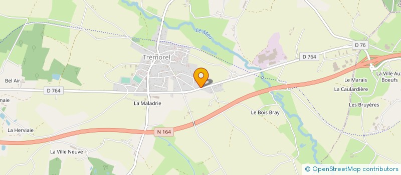 localisation de l'entreprise GROUPEMENT FORESTIER DE HAPPY FOREST  TREMOREL