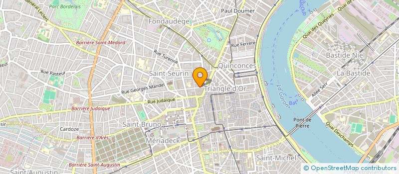 localisation de l'entreprise GROUPEMENT FORESTIER DE JACOMARI à BORDEAUX