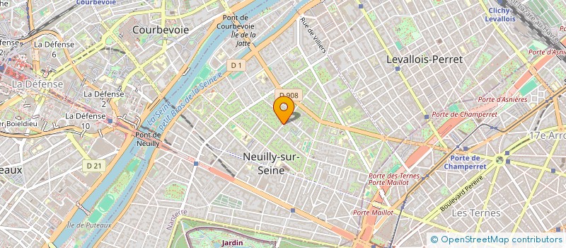localisation de l'entreprise GROUPEMENT FORESTIER DE JOUANE à NEUILLY-SUR-SEINE