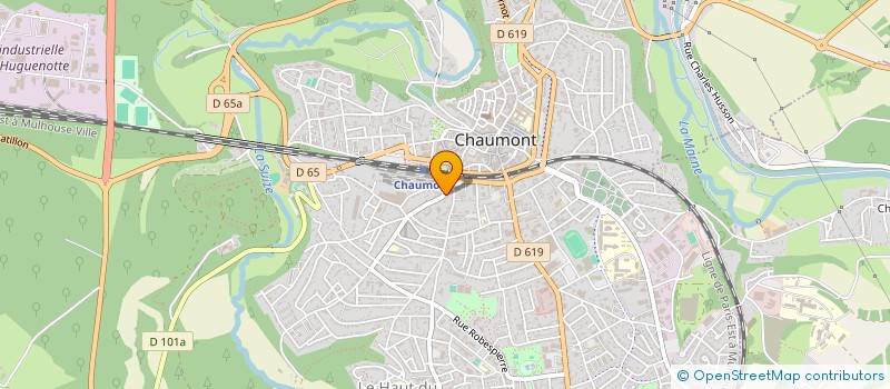 localisation de l'entreprise GROUPEMENT FORESTIER DE L'AUJON à CHAUMONT