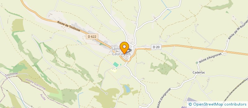 localisation de l'entreprise GROUPEMENT FORESTIER DE L' ERMITAGE  SAINT-FELIX-LAURAGAIS