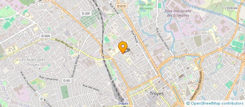 localisation de l'entreprise GROUPEMENT FORESTIER DE L'ESPINARD  TROYES