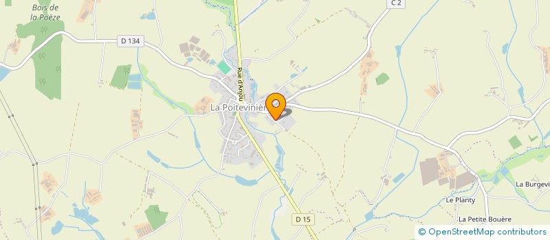 localisation de l'entreprise GROUPEMENT FORESTIER DE L'ETEMPLEAU  BEAUPREAU-EN-MAUGES