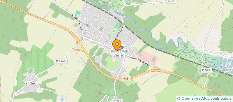 localisation de l'entreprise GROUPEMENT FORESTIER DE L'ORME  JONCHERY-SUR-VESLE