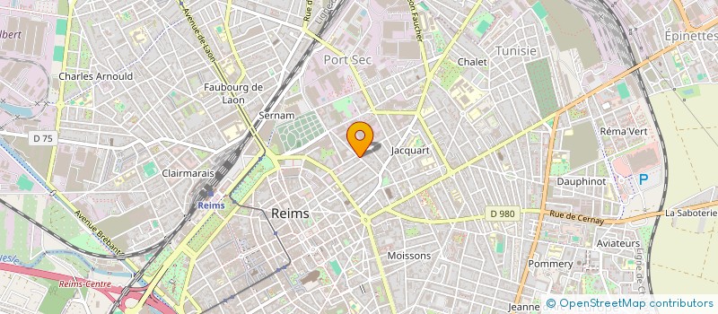 localisation de l'entreprise GROUPEMENT FORESTIER DE L'OSERAIE  REIMS