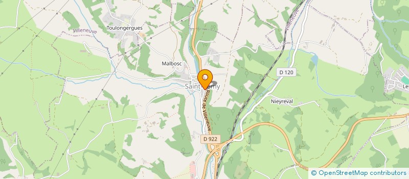 localisation de l'entreprise GROUPEMENT FORESTIER DE L'OURTIGUIE  LE BAS SEGALA