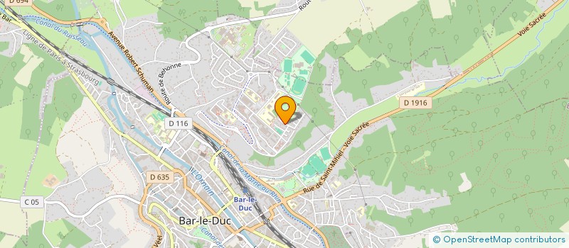 localisation de l'entreprise GROUPEMENT FORESTIER DE LA BARRE à BAR-LE-DUC