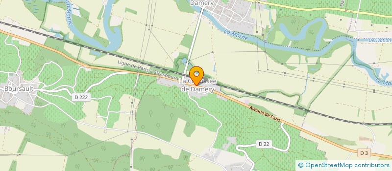 localisation de l'entreprise GROUPEMENT FORESTIER DE LA BELLE IDEE  VAUCIENNES