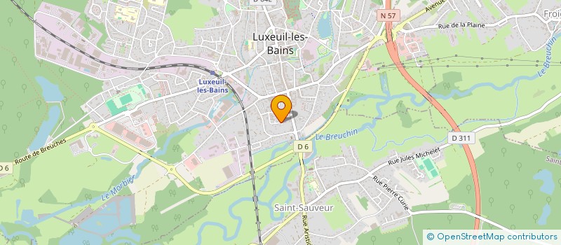 localisation de l'entreprise GROUPEMENT FORESTIER DE LA BOULOIE  LUXEUIL-LES-BAINS