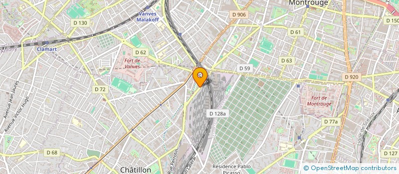 localisation de l'entreprise GROUPEMENT FORESTIER DE LA BOURDOUSE  CHATILLON