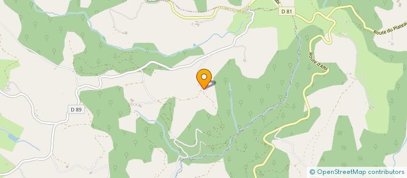 localisation de l'entreprise GROUPEMENT FORESTIER DE LA BOURIATTE  VABRE