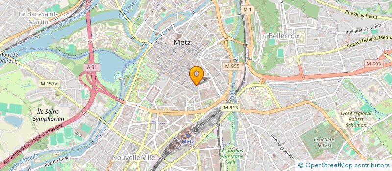 localisation de l'entreprise GROUPEMENT FORESTIER DE LA BRIE  METZ