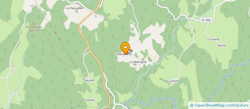 localisation de l'entreprise GROUPEMENT FORESTIER DE LA BRUNERIE à SAINT-HILAIRE-LES-COURBES