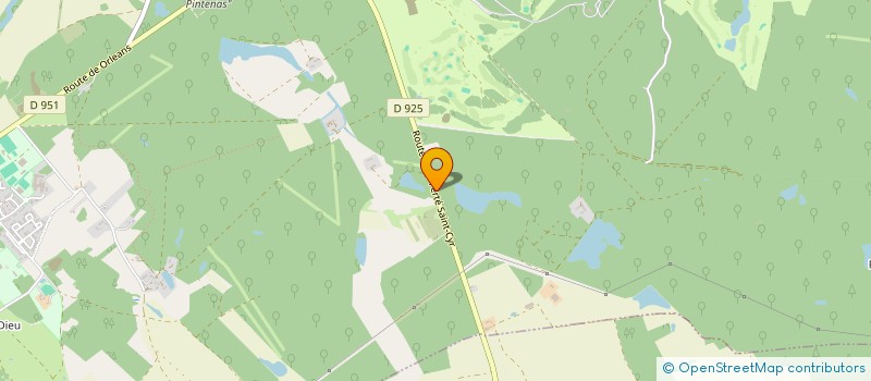 localisation de l'entreprise GROUPEMENT FORESTIER DE LA CHAUMONNIERE  CROUY-SUR-COSSON