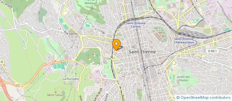 localisation de l'entreprise GROUPEMENT FORESTIER DE LA CLAIRIERE  SAINT-ETIENNE