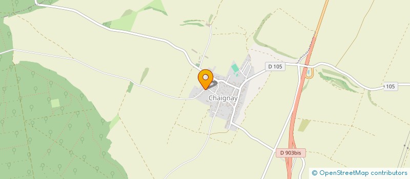 localisation de l'entreprise GROUPEMENT FORESTIER DE LA CLAMONEE  CHAIGNAY