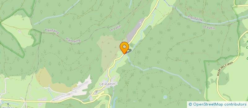 localisation de l'entreprise GROUPEMENT FORESTIER DE LA COMBE VALTIN à LE VALTIN