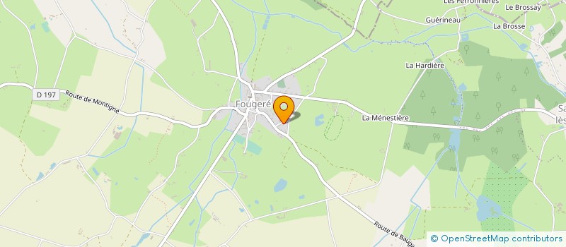 localisation de l'entreprise GROUPEMENT FORESTIER DE LA COUR DU LIEGE à BAUGE-EN-ANJOU