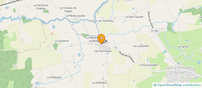 localisation de l'entreprise GROUPEMENT FORESTIER DE LA CROIX MOTTE JEAN  MONTSURS