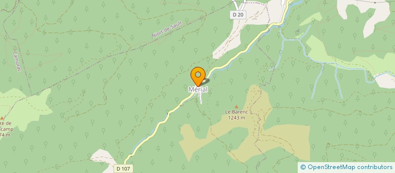 localisation de l'entreprise GROUPEMENT FORESTIER DE LA FAJOLLE à LA FAJOLLE