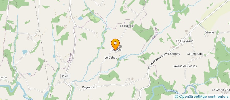 localisation de l'entreprise GROUPEMENT FORESTIER DE LA FAYE à SAINT-HILAIRE-BONNEVAL