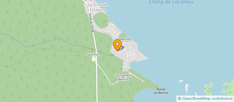 localisation de l'entreprise GROUPEMENT FORESTIER DE LA FAYOLLE  LACANAU