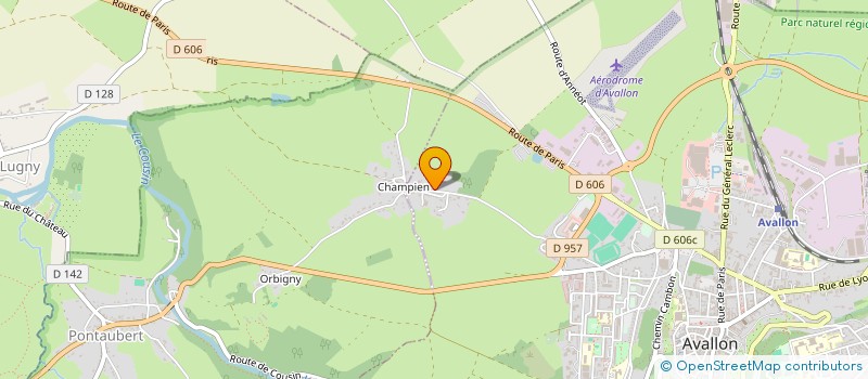 localisation de l'entreprise GROUPEMENT FORESTIER DE LA FERE  MAGNY