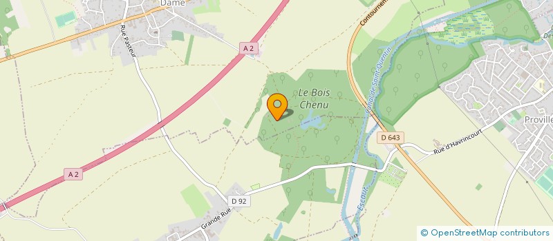 localisation de l'entreprise GROUPEMENT FORESTIER DE LA FOLIE à FONTAINE-NOTRE-DAME