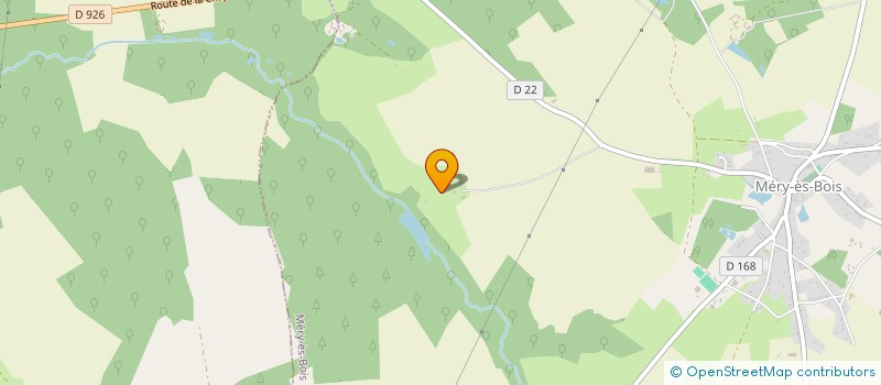 localisation de l'entreprise GROUPEMENT FORESTIER DE LA FONTENILLE  MERY-ES-BOIS
