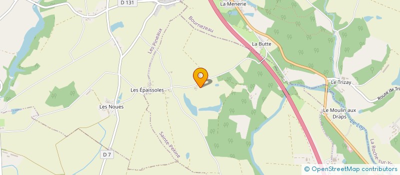 localisation de l'entreprise GROUPEMENT FORESTIER DE LA FORET à SAINTE-PEXINE