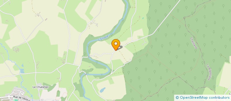 localisation de l'entreprise GROUPEMENT FORESTIER DE LA FORGE  CHAILLAND