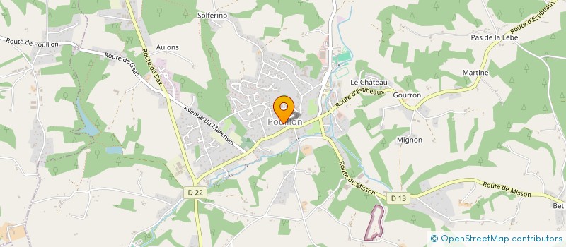 localisation de l'entreprise GROUPEMENT FORESTIER DE LA FOSSE GUIBAUT  MIMBASTE