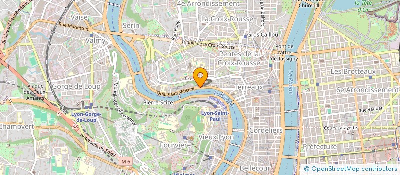 localisation de l'entreprise GROUPEMENT FORESTIER DE LA FOUGETTE à LYON